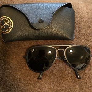 Black Rayban sunglasses